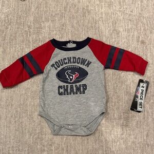 NFL Red and Gray Touchdown Champ Bodysuit
